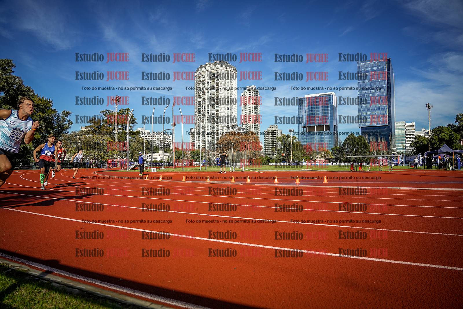 Fotos de los 200 m de varones