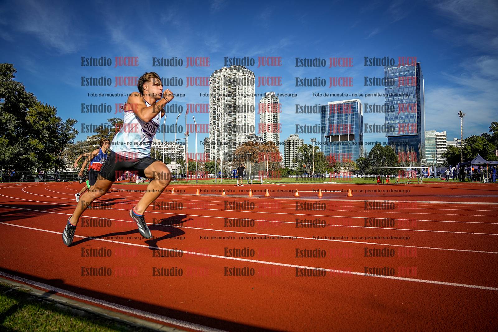 Fotos de los 200 m de varones