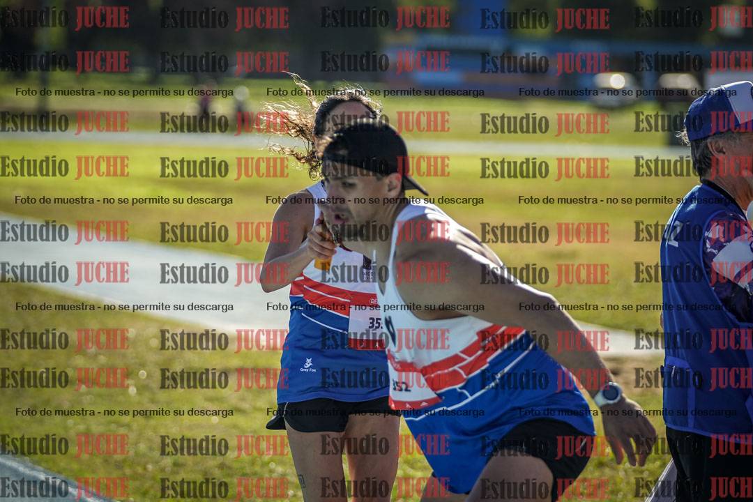 Fotos durante los relevos