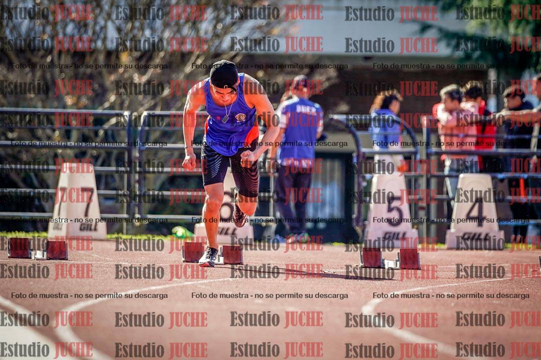 Fotos de los 100 m llanos de varones