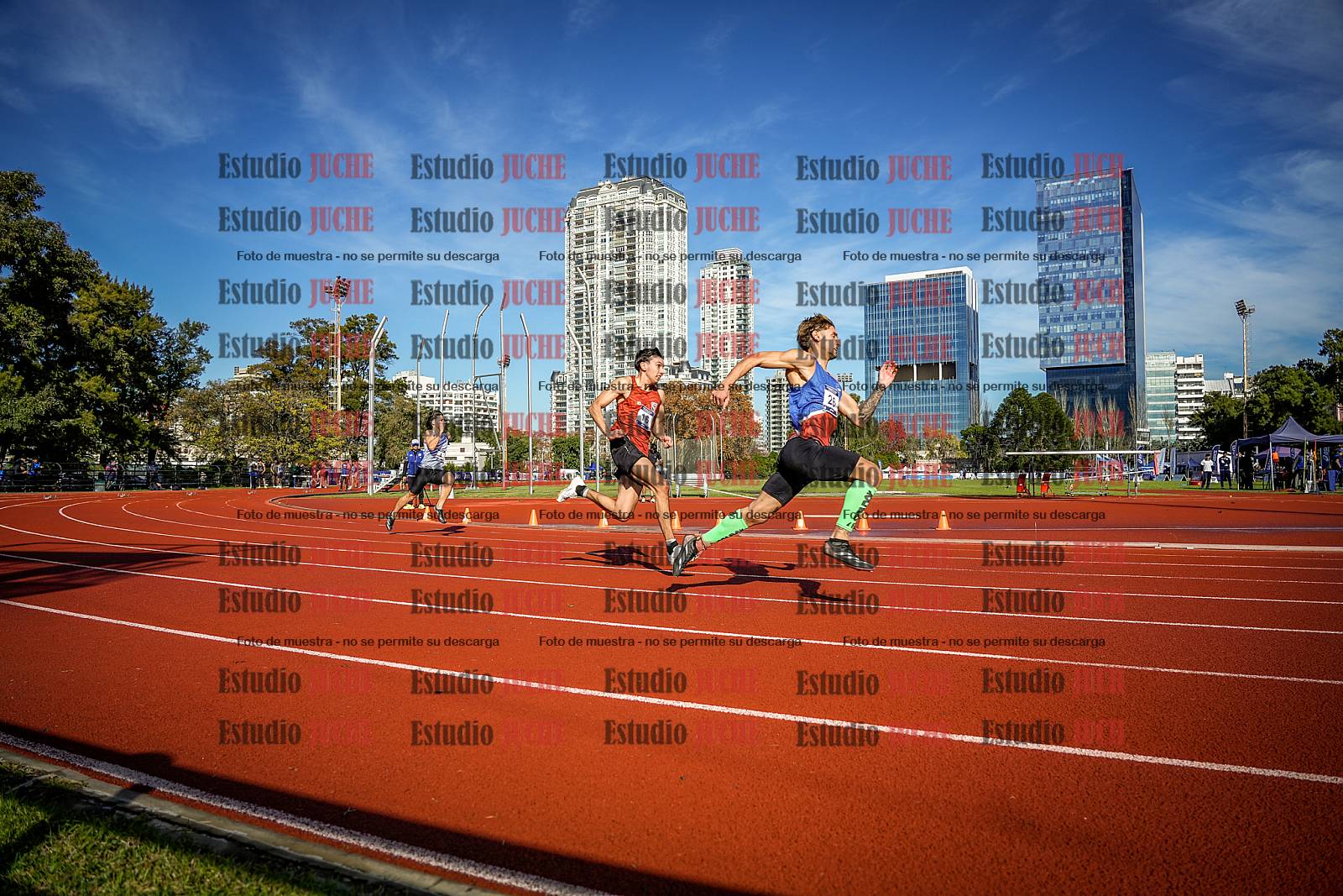 Fotos de los 200 m de varones
