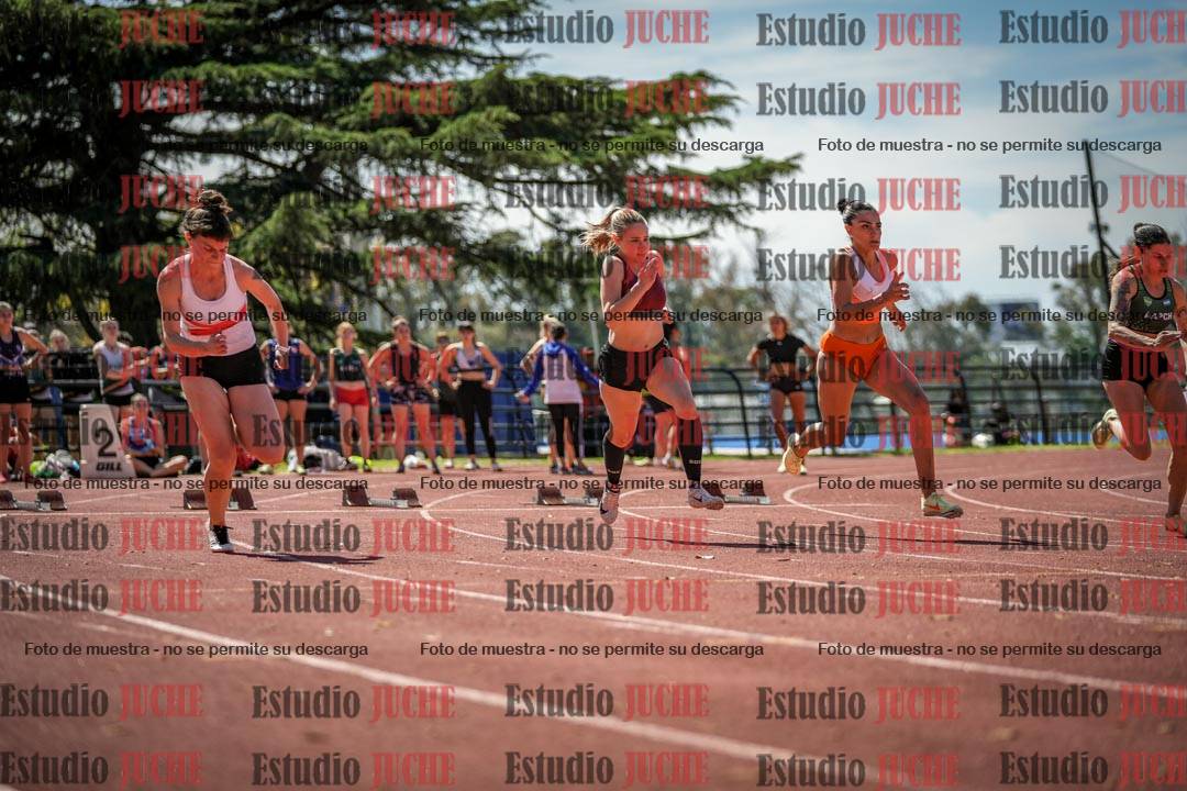 Fotos de los 100 m llanos de mujeres