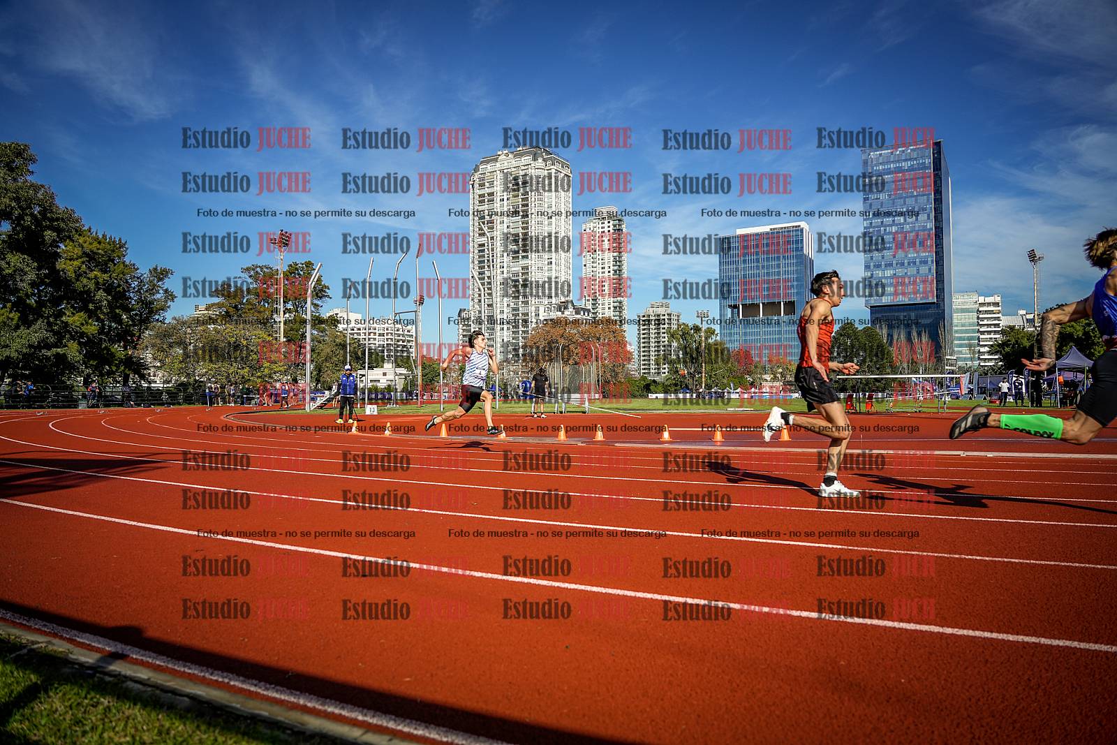 Fotos de los 200 m de varones