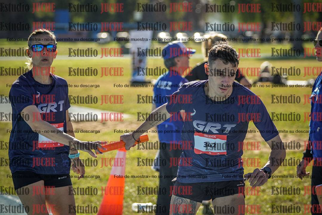 Fotos durante los relevos