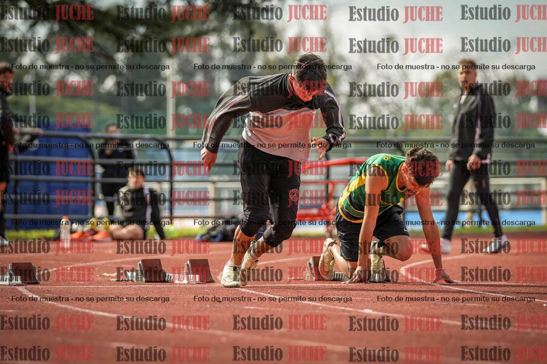 Fotos de los 100 m llanos de varones