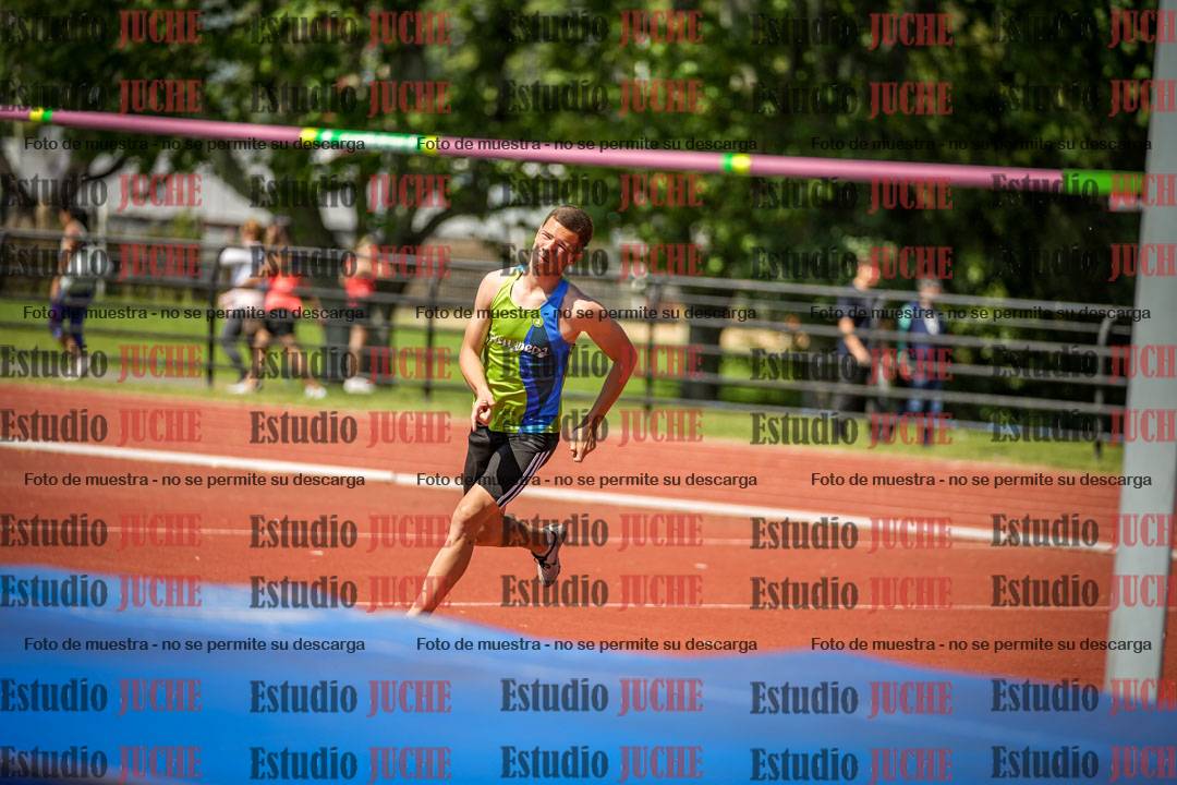 Fotos del salto en alto de varones