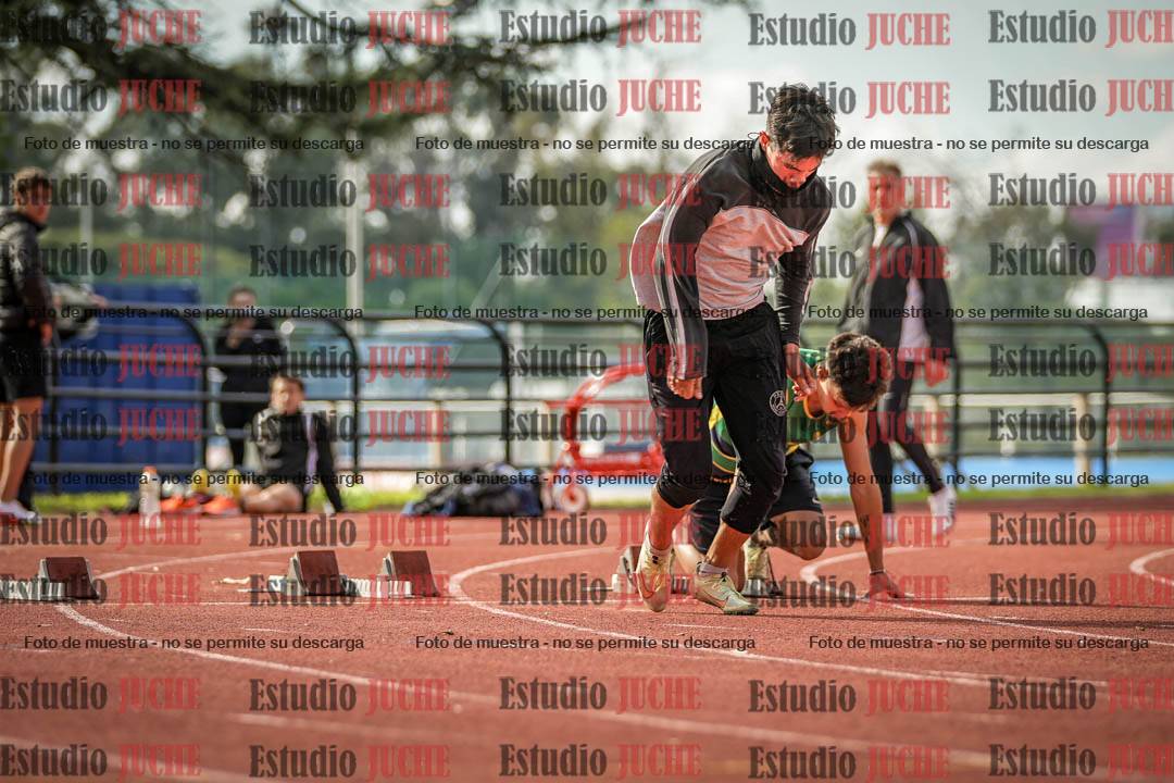 Fotos de los 100 m llanos de varones