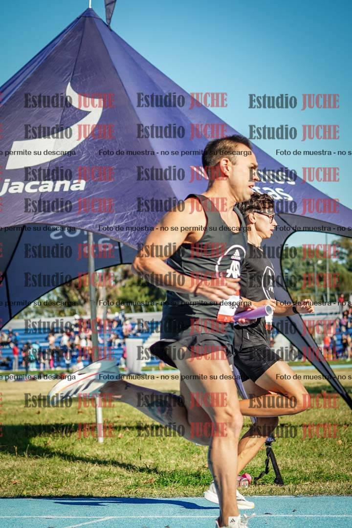 Fotos durante los relevos