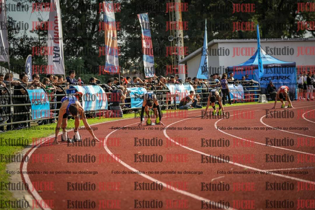 Fotos de los 400 m llanos de varones