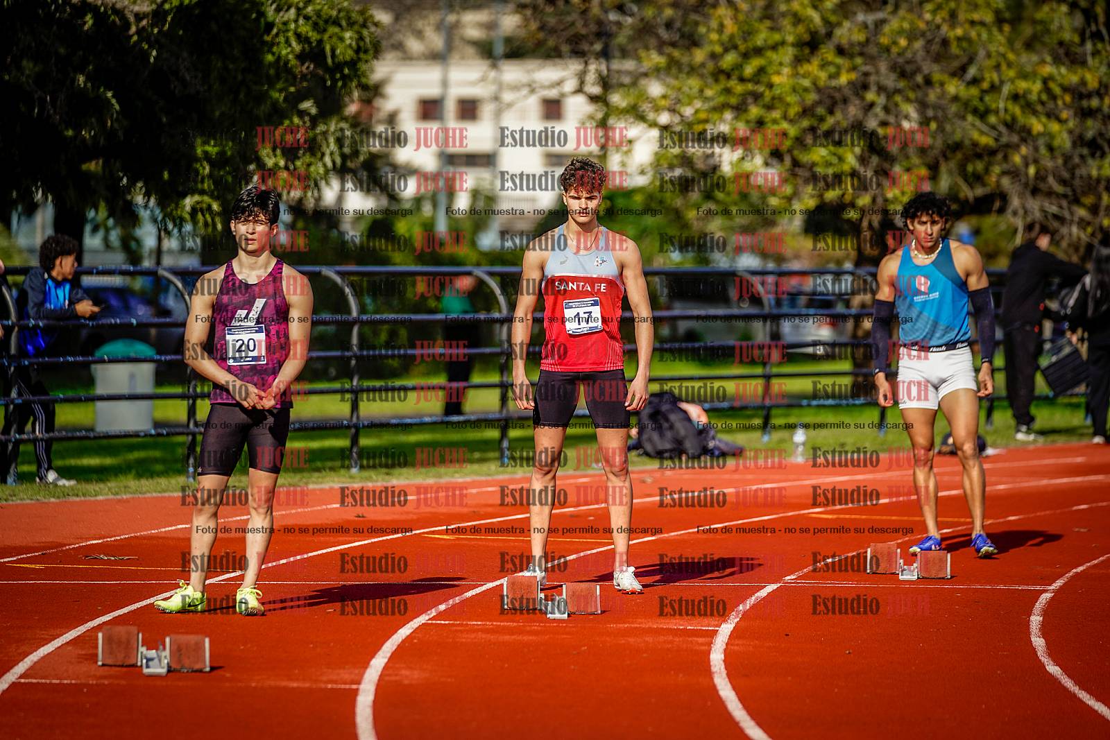 Fotos de los 200 m de varones