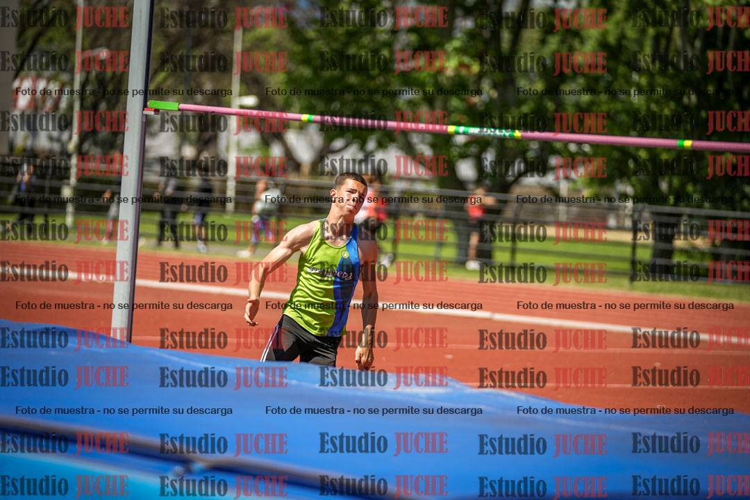 Fotos del salto en alto de varones