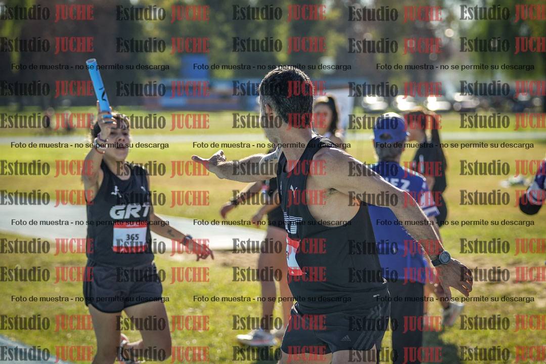 Fotos durante los relevos