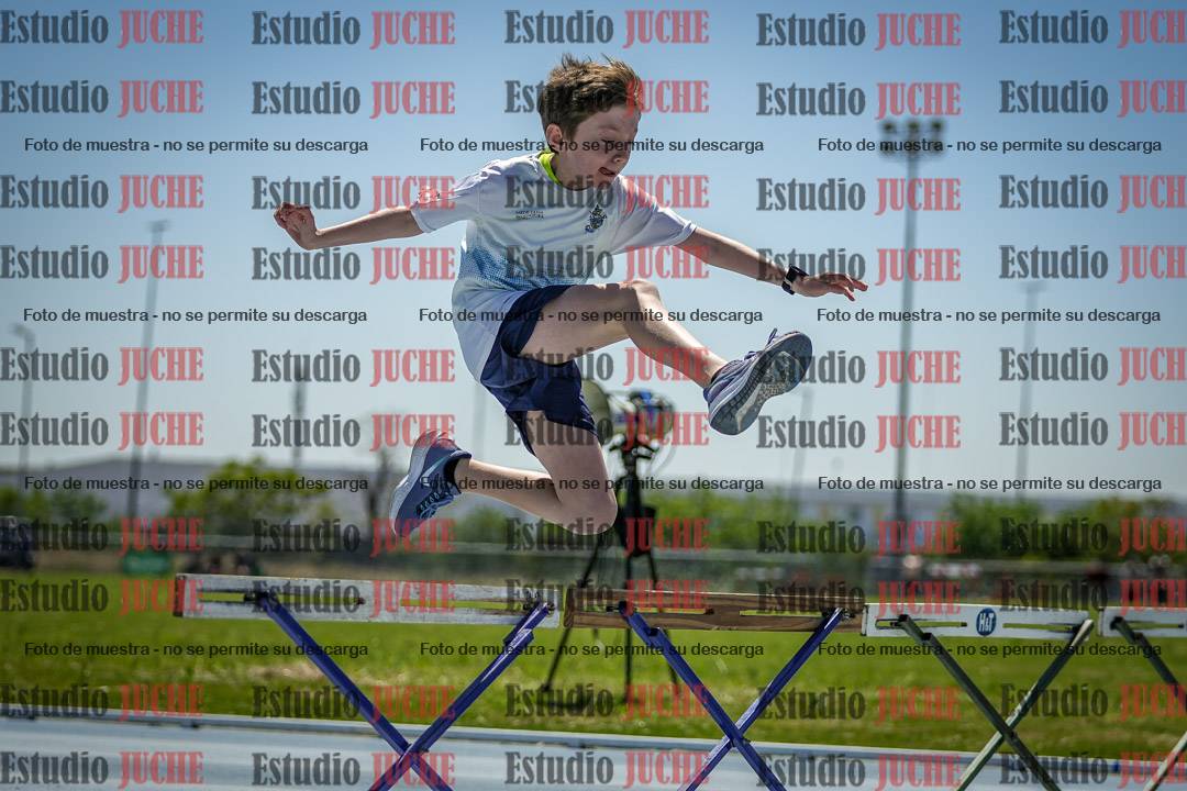 Fotos de los 60 m con vallas de varones