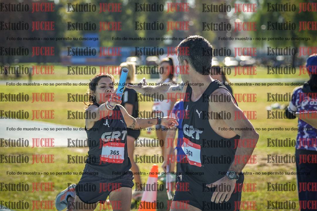 Fotos durante los relevos