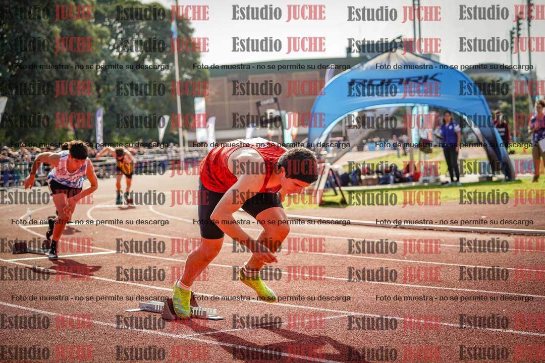 Fotos de los 400 m llanos de varones