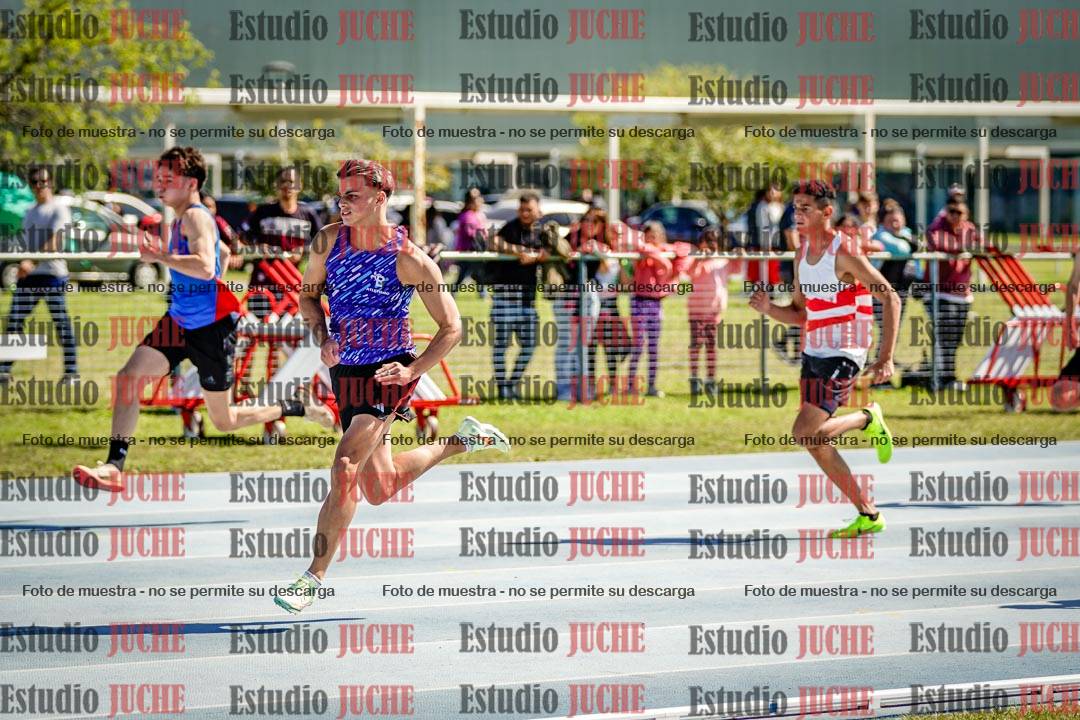 Fotos de los 100 m llanos de varones