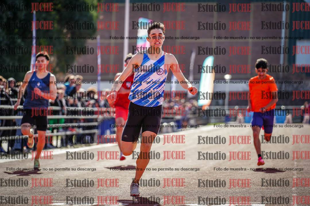 Fotos de los 200 m llanos de varones