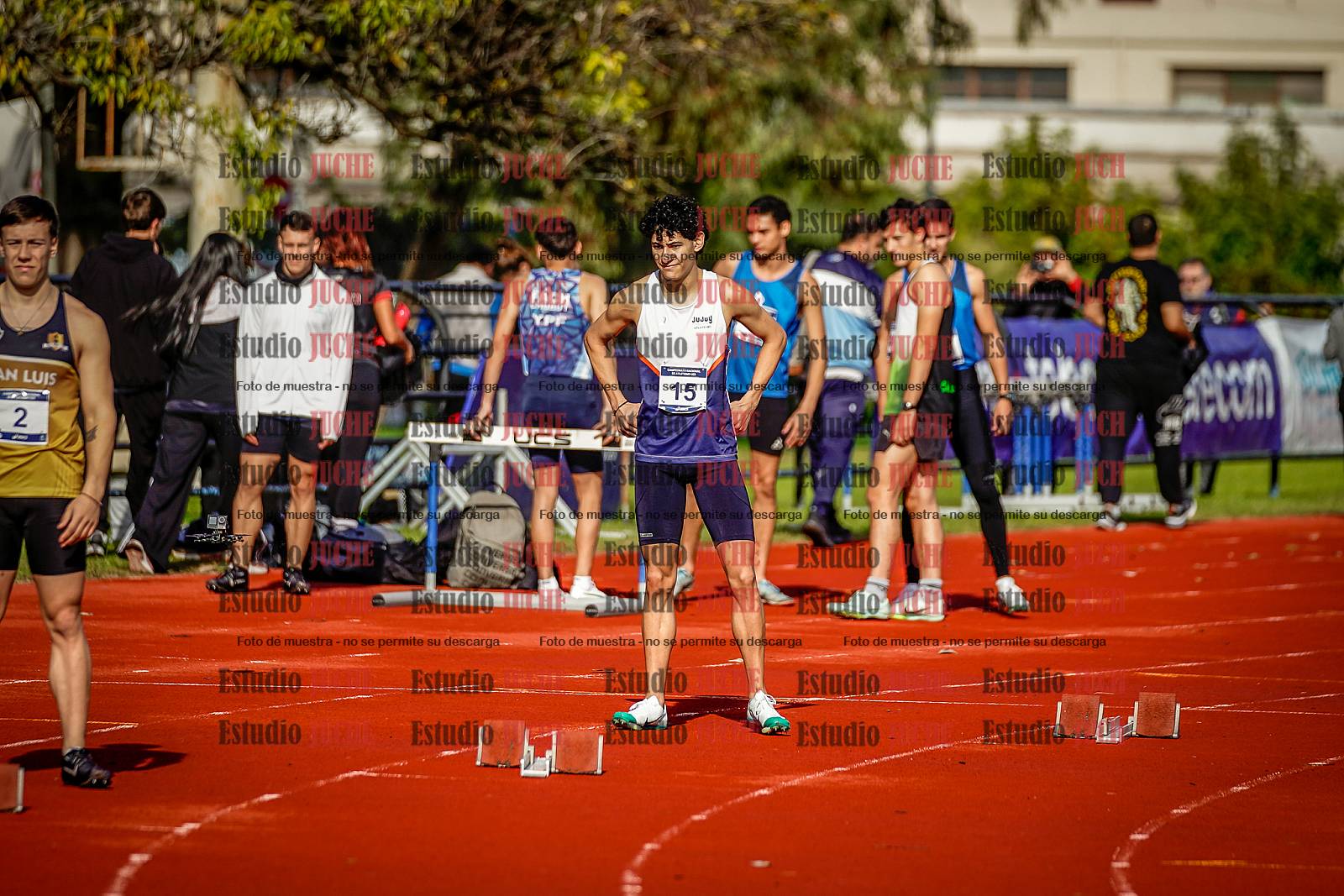 Fotos de los 200 m de varones