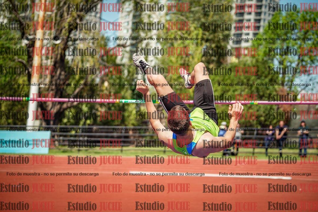 Fotos del salto en alto de varones
