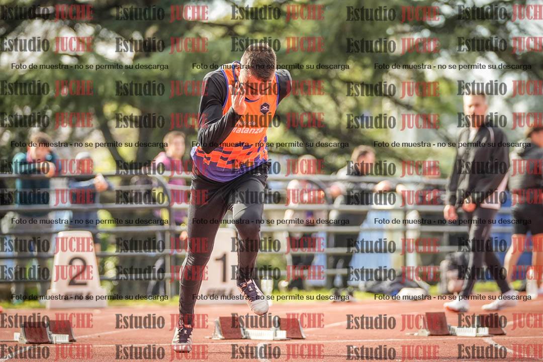 Fotos de los 100 m llanos de varones