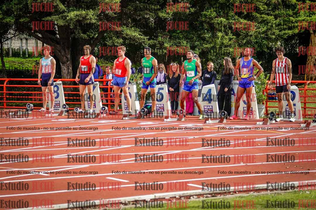 Fotos de los 110 m con vallas de varones - FINAL