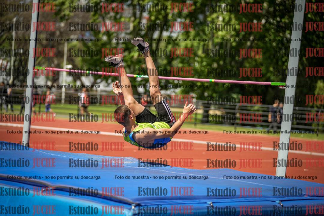 Fotos del salto en alto de varones