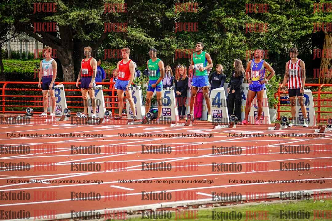 Fotos de los 110 m con vallas de varones - FINAL