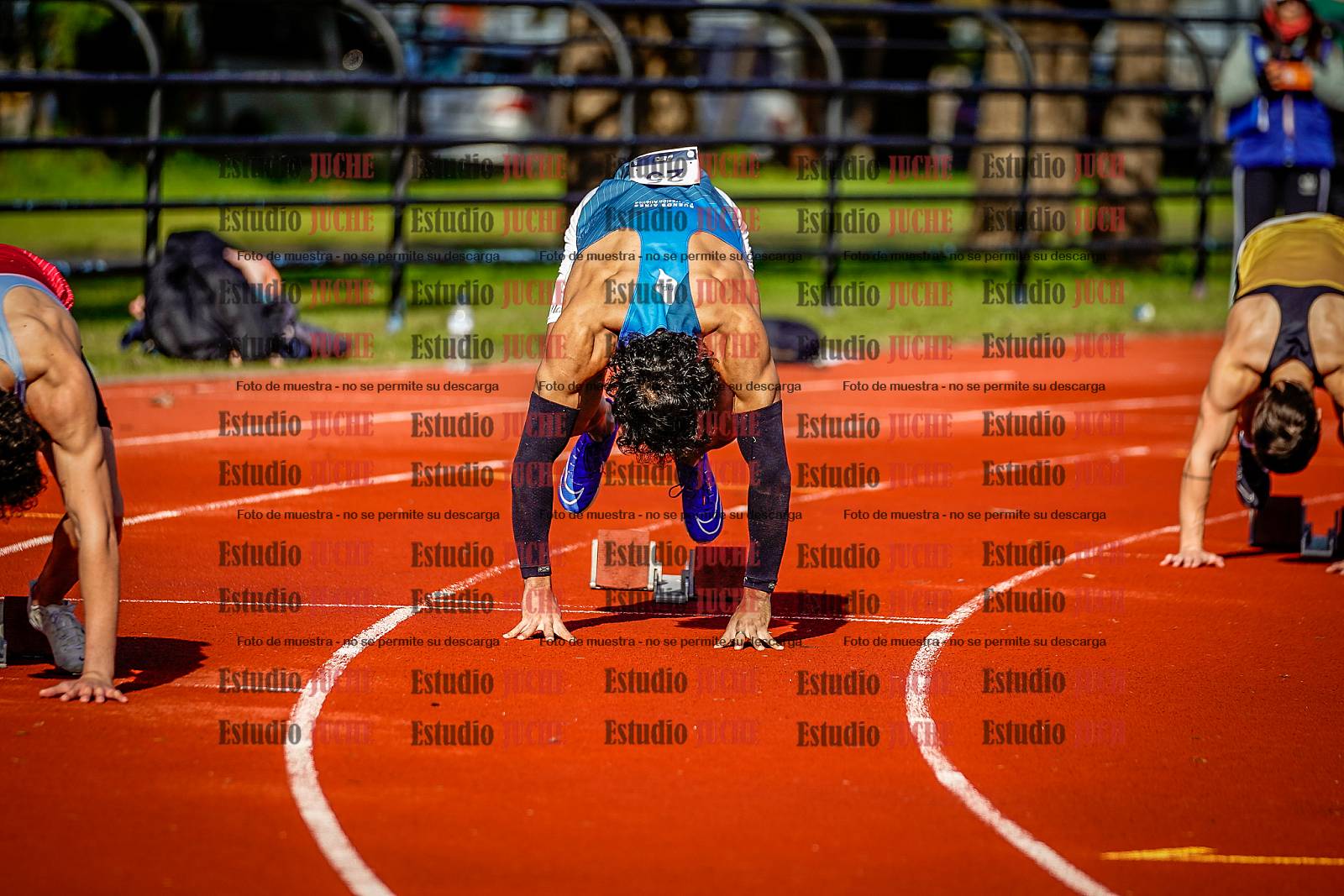 Fotos de los 200 m de varones