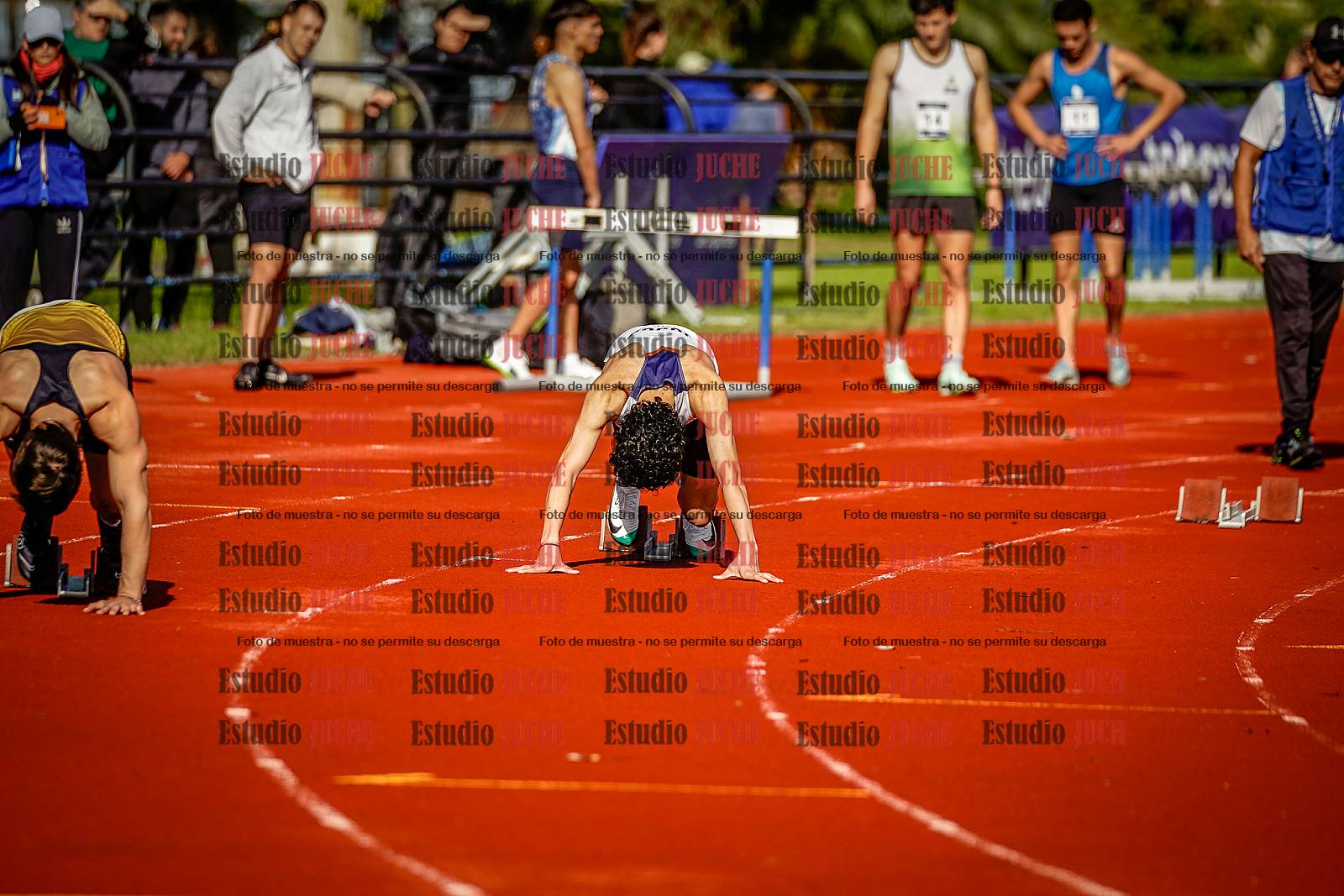 Fotos de los 200 m de varones