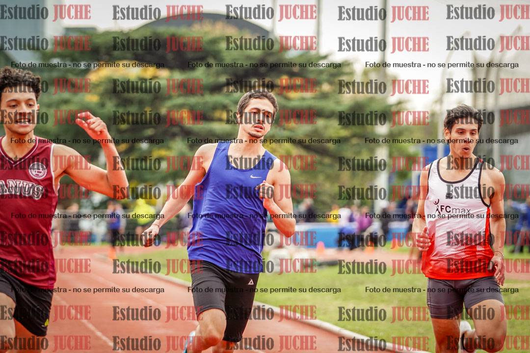 Fotos de los 100 m llanos de varones