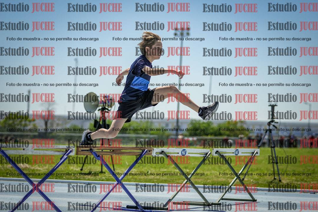 Fotos de los 60 m con vallas de varones