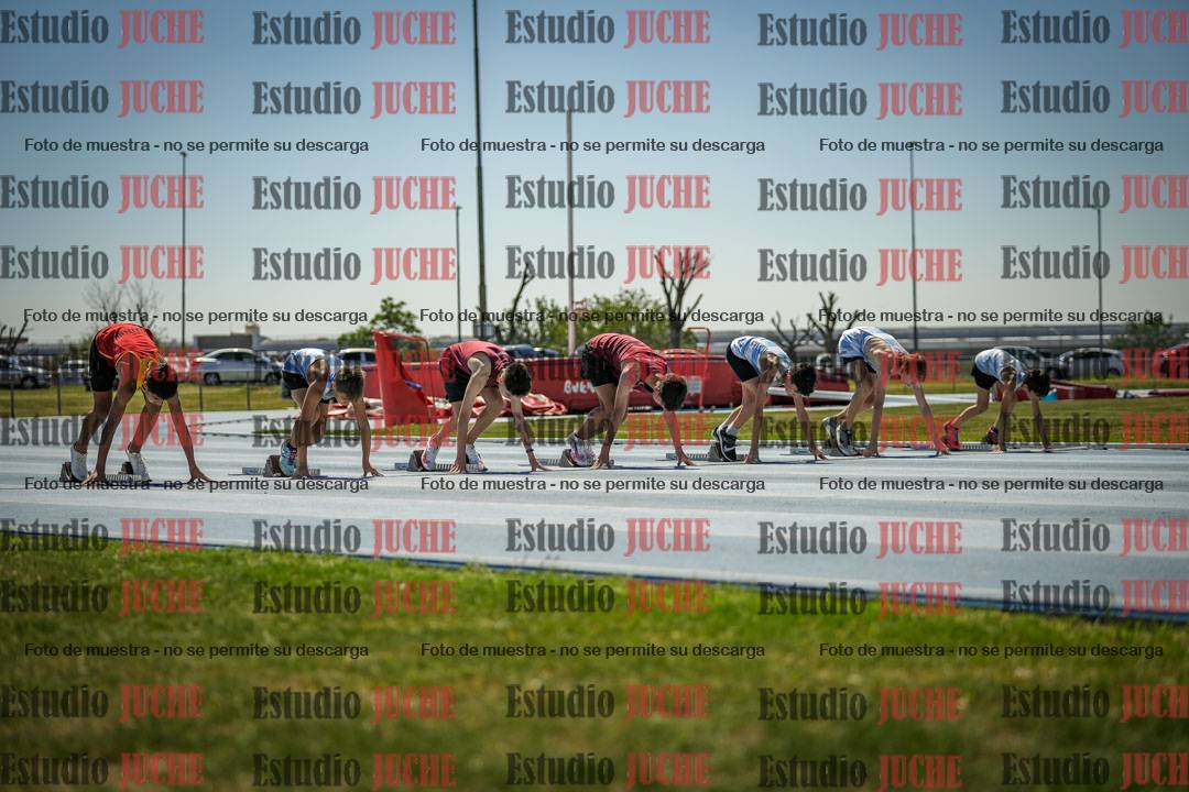 Fotos de los 80 m llanos de varones