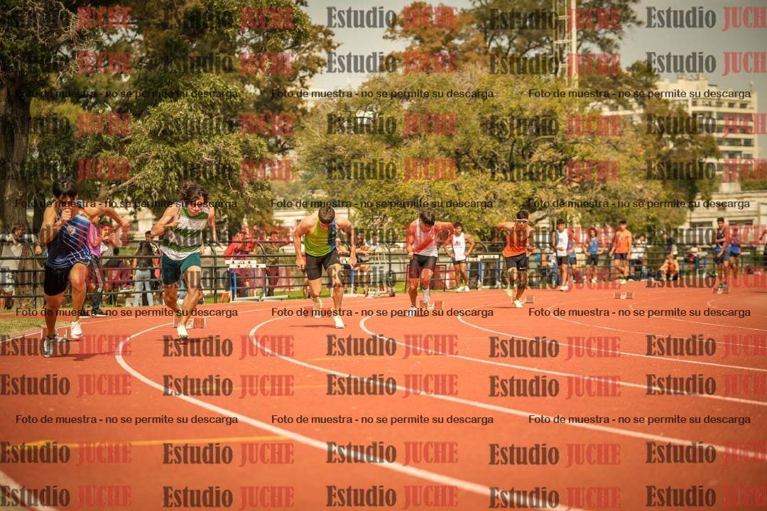 Fotos de los 200 m llanos de varones