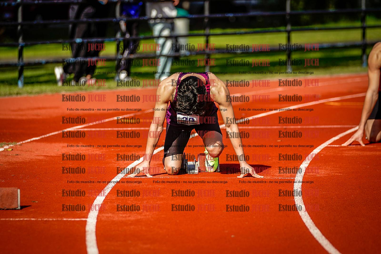 Fotos de los 200 m de varones
