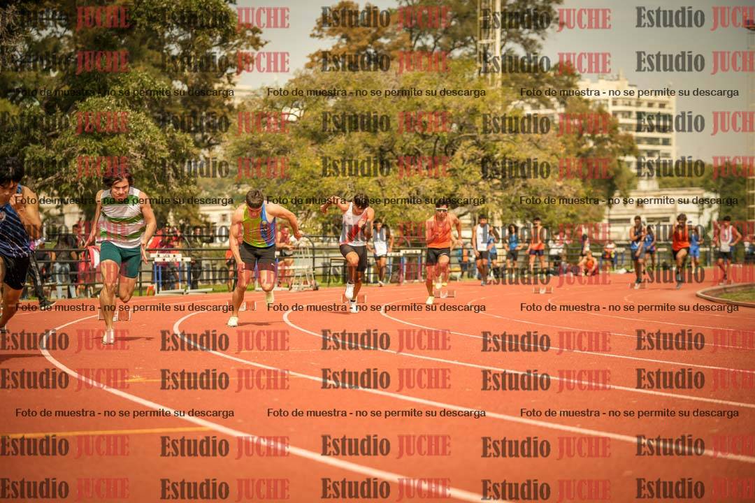 Fotos de los 200 m llanos de varones