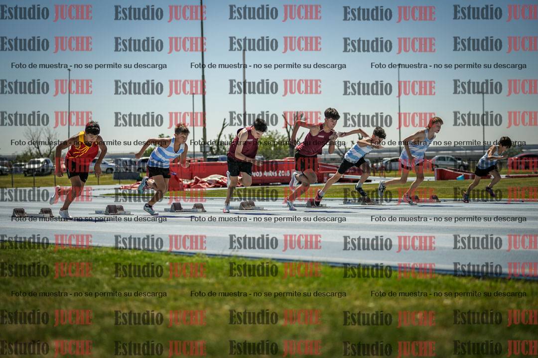 Fotos de los 80 m llanos de varones