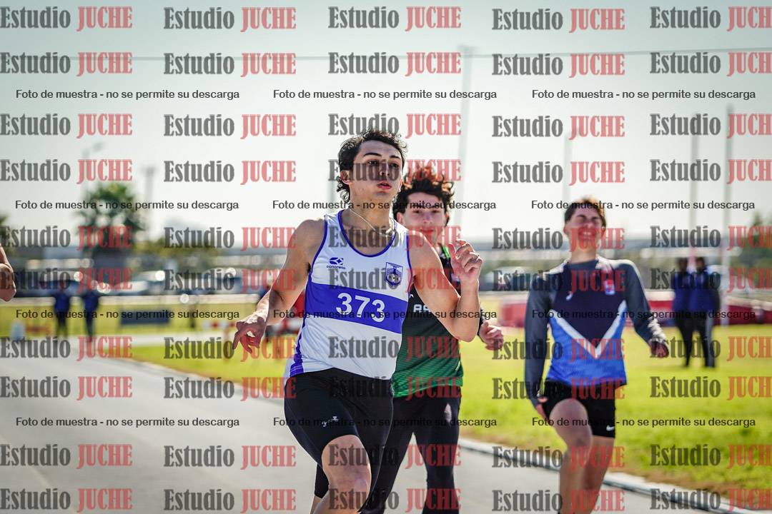 Fotos de los 100 m llanos de varones