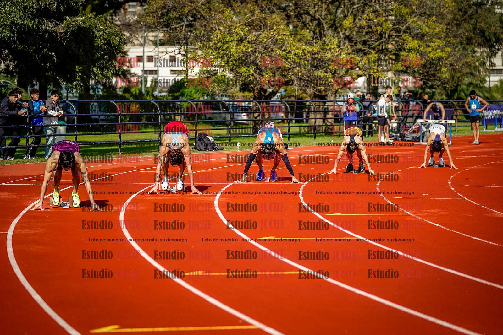 Fotos de los 200 m de varones