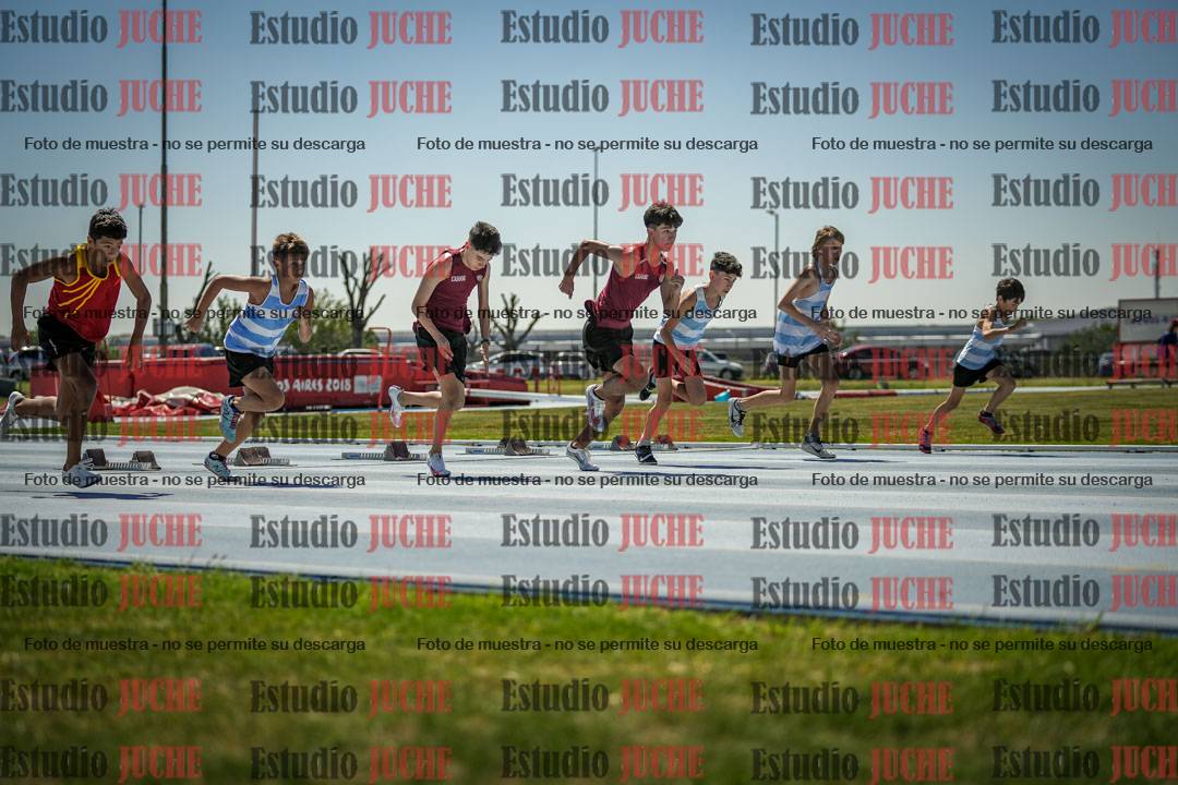 Fotos de los 80 m llanos de varones