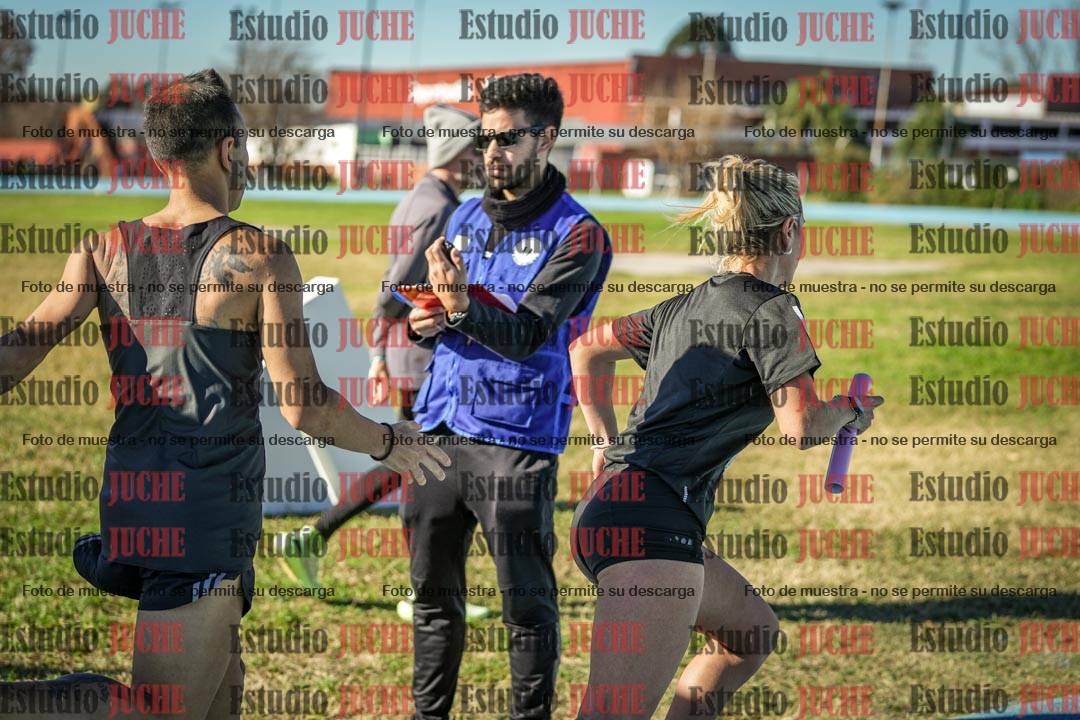 Fotos durante los relevos