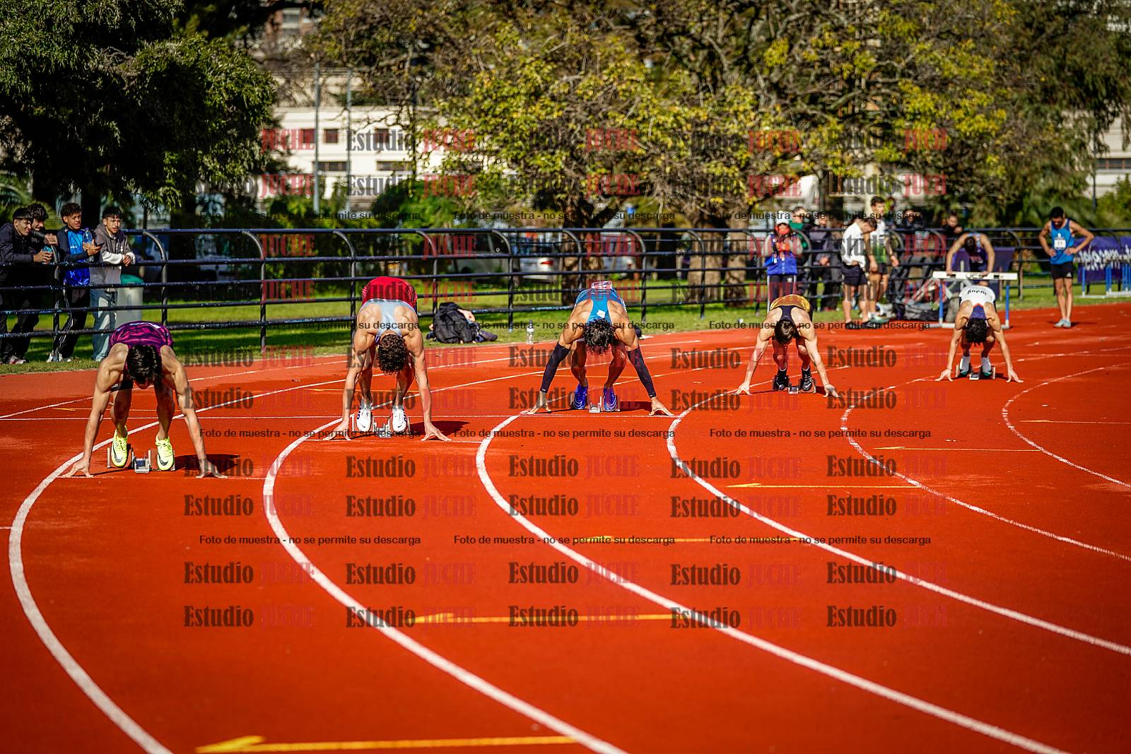 Fotos de los 200 m de varones