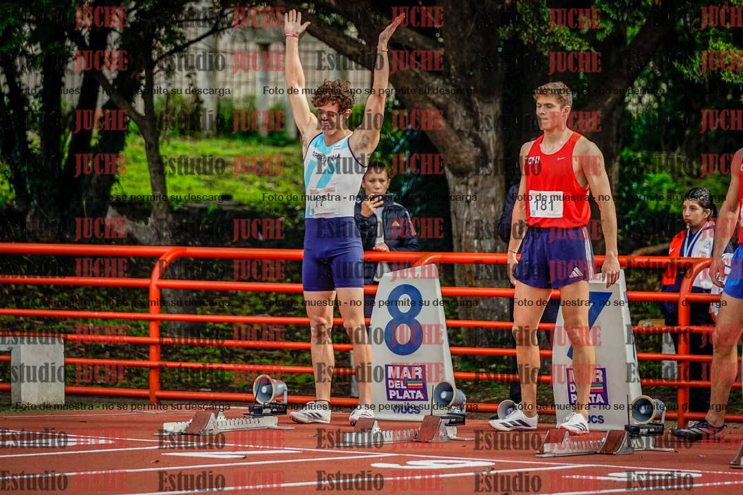 Fotos de los 110 m con vallas de varones - FINAL