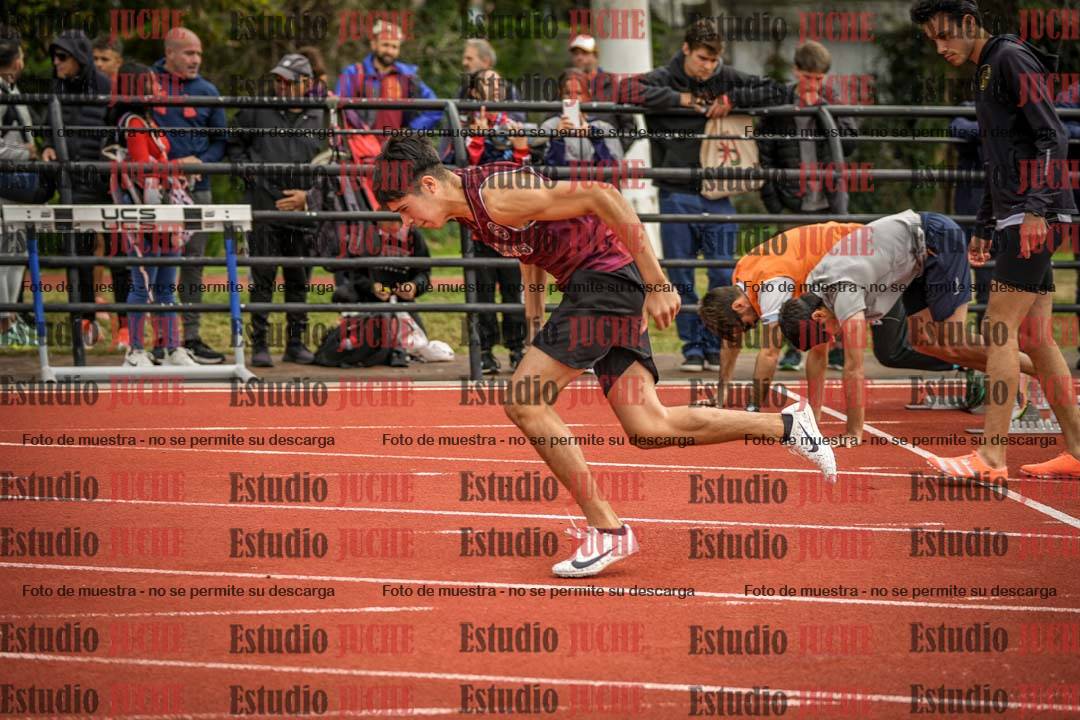 Fotos de los 100 m llanos de varones