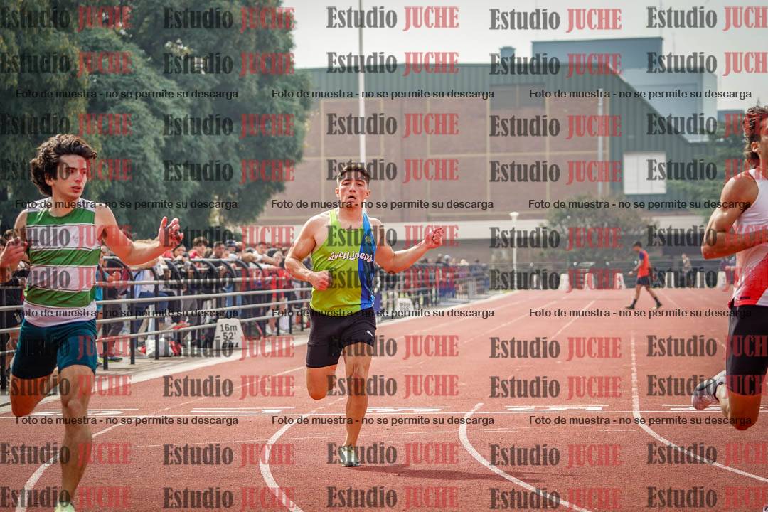 Fotos de los 200 m llanos de varones