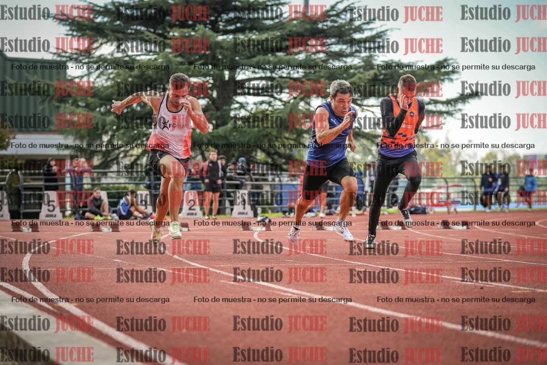 Fotos de los 100 m llanos de varones