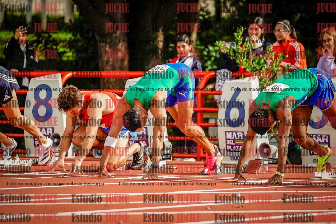 Fotos de los 110 m con vallas de varones - FINAL