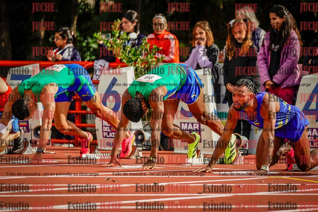Fotos de los 110 m con vallas de varones - FINAL