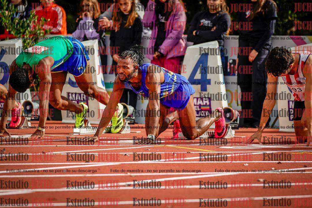 Fotos de los 110 m con vallas de varones - FINAL