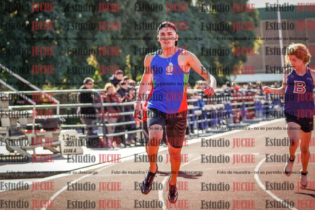 Fotos de los 100 m llanos de varones