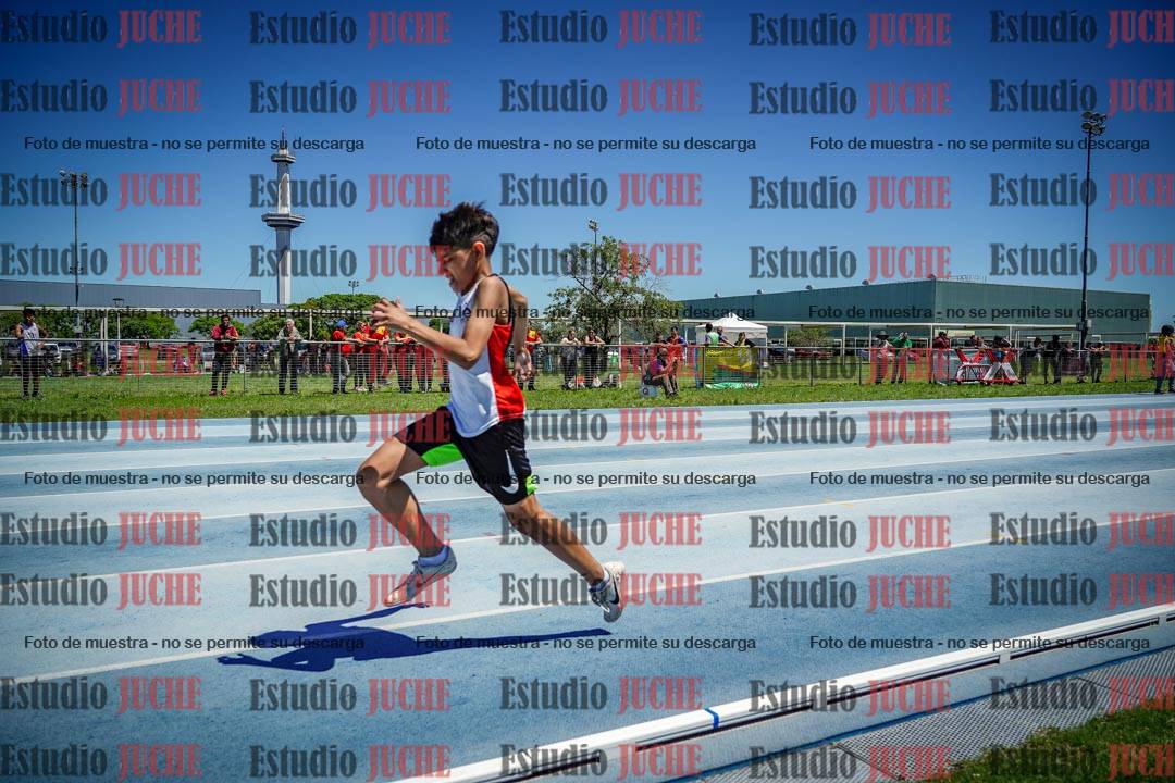 Fotos de los 80 m llanos de varones